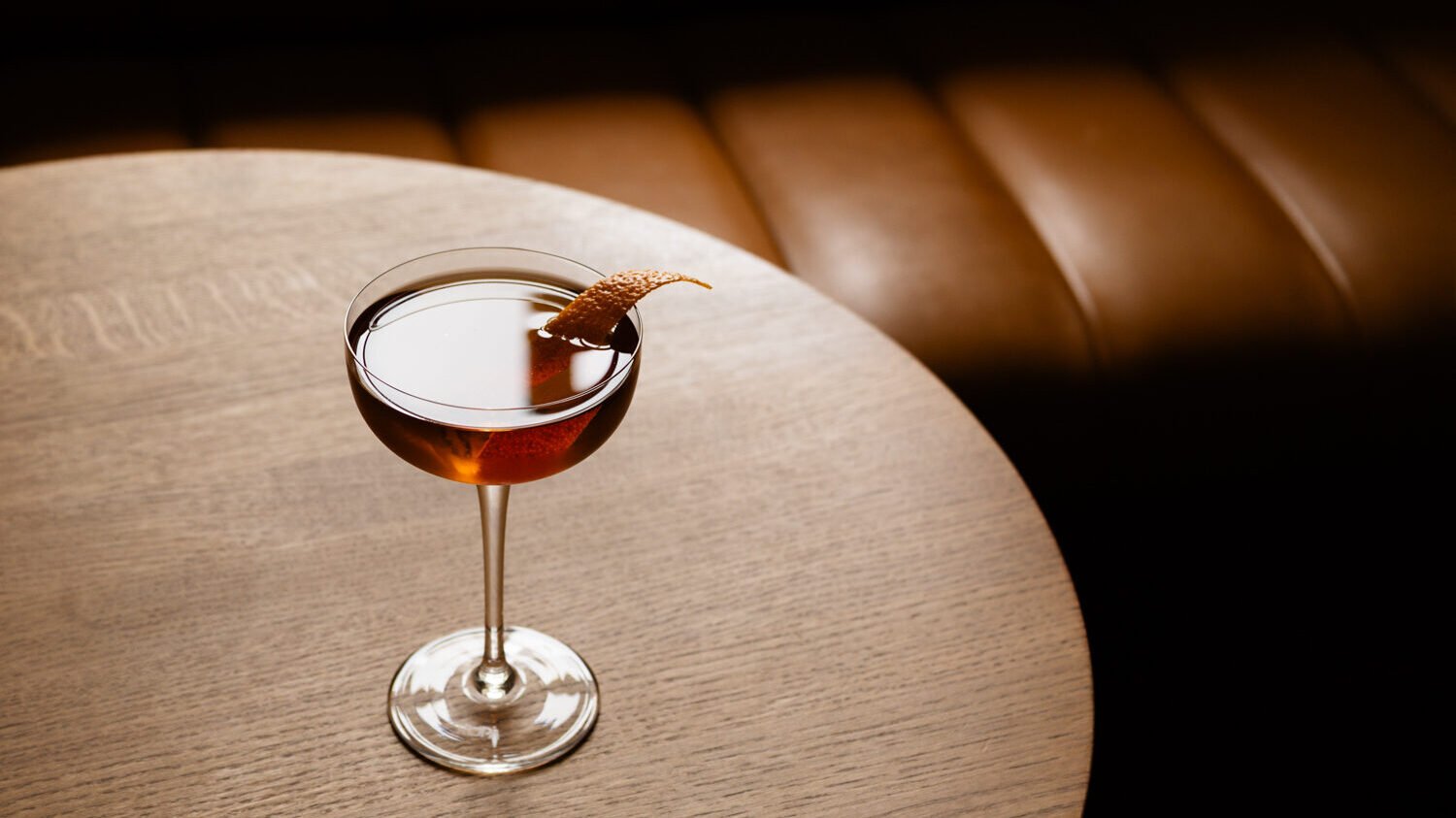Coupette with drink
